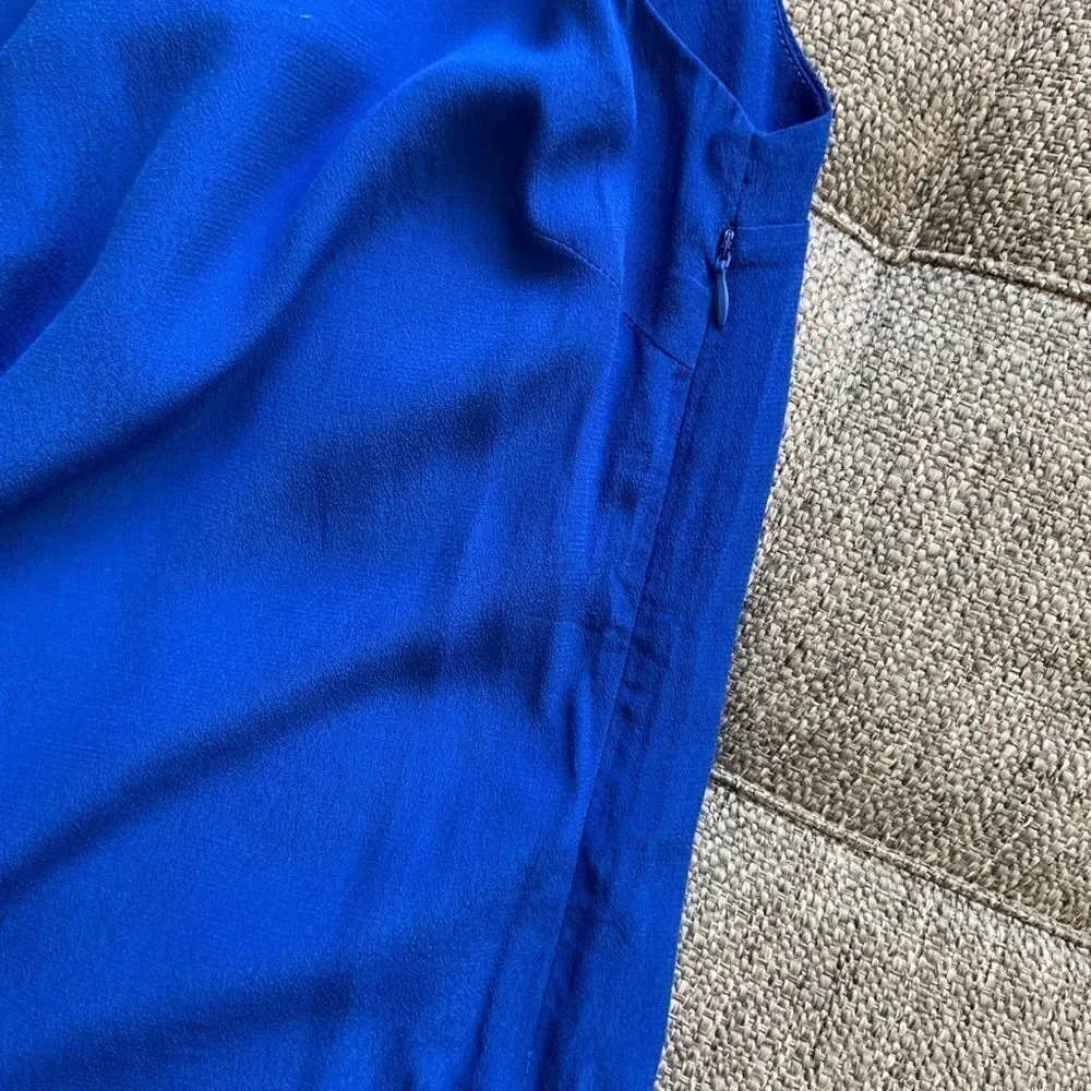 Skies Are Blue Cobalt Sleeveless Dress